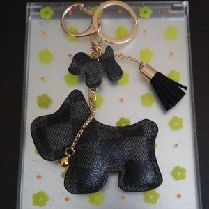 Cute Dog Keychain Purse Charm